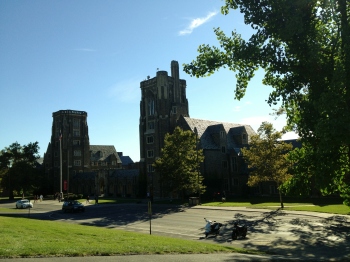 A quick drive up the hill to see the lovely Cornell University campus.